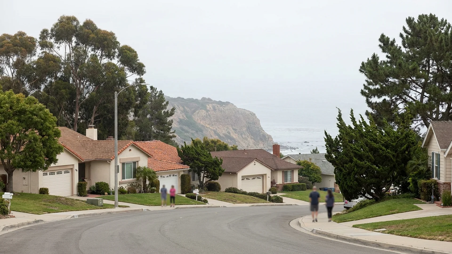 Neighborhood street — Palos Verdes Peninsula